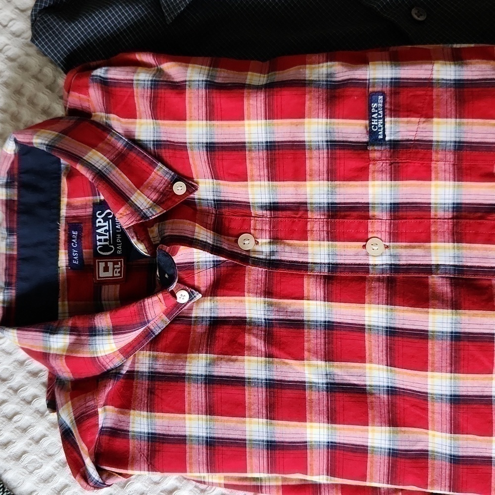 Mens Bundle Button Ups VanHeusen Champs size Large - Picture 2 of 6